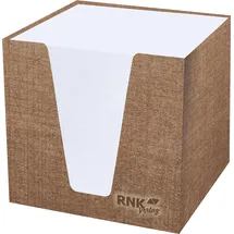 RNK RNK-Verlag Zettelbox Eco weiß inkl. ca. 900 Notizzettel weiß