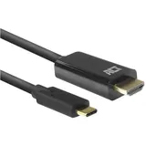 Act USB-C zu HDMI Kabel HDMI Male 2 m Schwarz