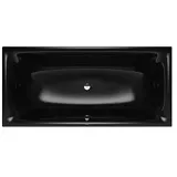 Kaldewei Silenio Badewanne 267600013701 180x80cm, Perl-Effekt, schwarz