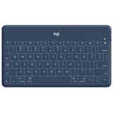 Logitech Keys-To-Go mit iOS-Sondertasten Classic Blue, Bluetooth, DE (920-010046)