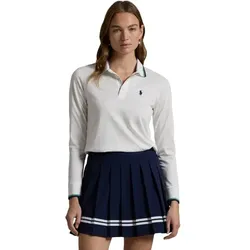 RALPH LAUREN Polo Tour Pique langarm weiß - XL