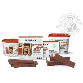Elabrick Sahara Wandverkleidung 50 x 21 cm 1 m2 Rot 35001000