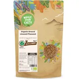 Wholefood Earth Bio-Gemahlener Leinsamen 1 kg | Roh | GVO-frei | Vegan | Ballaststoffreich | Proteinquelle | Zertifiziert biologisch