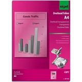 Sigel KF545 transparent, 100 μm, 100 Blatt