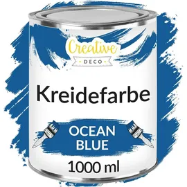 Creative Deco Kreidefarbe 1000 ml blau