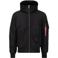 Alpha Industries MA-1 Hooded schwarz 3XL