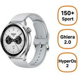 Digital Smartwatch Rund 360 h  Watch S4 (Silber)