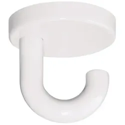 Hewi Einzelhaken 477.90.015 Unterkopfh.A.50mm PA 99 reinweiß H.50mm D.50mm