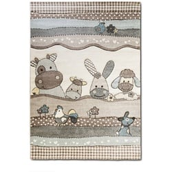 Kinderteppich Kids 160 x 230 cm Polypropylen Beige