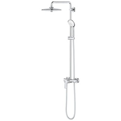 Grohe Euphoria System 260 Duschsystem, Aufputz-Einhand-Brausebatterie, 450mm Duscharm, Euphoria 260, Euphoria 110 Massage, Chrom 27473002