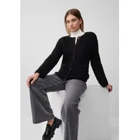 S.Oliver Bouclé-Strickjacke aus Alpaka-Wollmix - 40