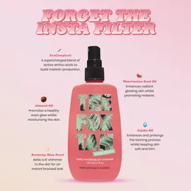 The Fox Tan Rapid Watermelon Shimmer Selbstbräuner Öl Spray 120 ml
