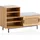Wohnling Schuhbank 120 x 49 x 40 cm braun / Eiche