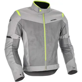 Acerbis Ramsey Vented 2.0 Textiljacke Hellgrau/Neon-Gelb M