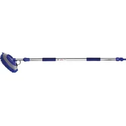 Yachticon Bürste, silberfarben/blau, Aluminium - silberfarben | blau