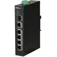 Dahua PoE PFS3106-4ET-60-V2 (5 Ports), Netzwerk Switch, 5x RJ-45,