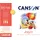 Canson Acrylpapier Leinwandkörnung 400 g/m2 10 Blatt 18 x 24 cm naturweiß