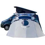 SheltaPod Bus Vorzelt Heckzelt Buszelt Camping Bus Zelt SUV VW Van Freistehend Farbe: Dark Grey