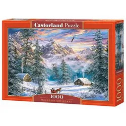 CASTORLAND C-104680-2 Mountain Christmas, Puzzle 1000 Teile