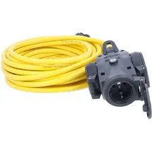 as - Schwabe AS Schwabe 61453 Strom Verlängerungskabel Gelb 10.00m