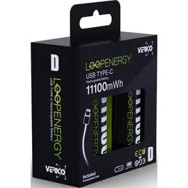 Verico LoopEnergy Mono D 7400 mAh 2 St.