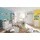 Begabino Babybett »Luca«, mit Schlupfsprossen, pinie weiß/trüffel, , weiß , Maße cm, B: 144 H: 80 T: 82.0