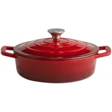 APS STARS- rot B:25cm H:7cm L:25cm Ø:25cm, Töpfe, Induktion, rund