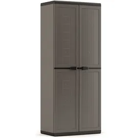 KIS Garderobenschrank Jolly Utility dunkelgrau/schwarz