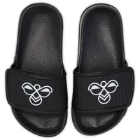 Hummel Klettverschluss Badelatschen Pool Slide Kinder hummel SCHWARZ 24