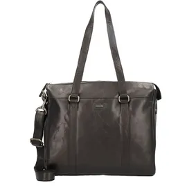 Spikes & Sparrow Shopper Leder Black