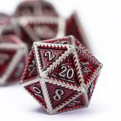 Drakescale Serie - Red & Silver