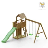 FUNGOO Spielturm "Boomer 3",teak,