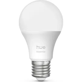 Philips Hue Essential Starter Kit Hue Bridge + 3 x Essential E27 smarte Lampe + Dimmer Switch