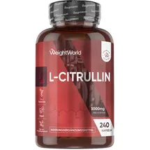 WeightWorld L-Citrullin 3000 mg Kapseln 240 Stück