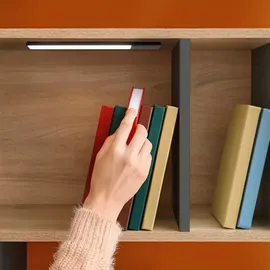 Emuca Wiederaufladbare Led-wandleuchte Kaus Black Mit Usb Aufladbar Berührungssensor, 240mm, Schwarz, Mit Näherungssensor, L240mmkunststoff und Aluminium, Schwarzer Metallic-lack - Multicolor - One Size