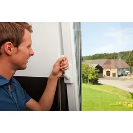 ABUS FO400A B braun Alarm Fensterschloss mit 110 dB Sirene FO 400A gleichschliessend