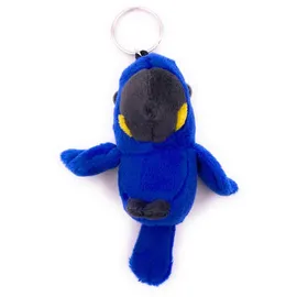 Onwomania Plüschtier Stofftier Kuscheltier Vogel Papagei Hyazinth Ara Blau