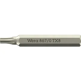 WERA 867 Micro TORX® 05058132001 Torx-Bit T 8 L.30mm