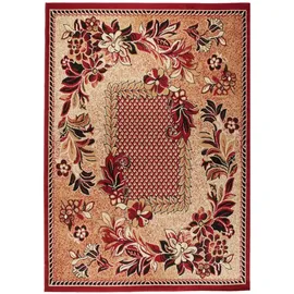 Tapiso Teppich, Rot, Beige, Textil, Rechteckig, 120x170 cm, Teppiche & Böden, Teppiche