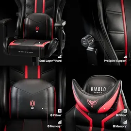 Diablo Chairs X-Ray Gaming Chair grau