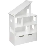 Atmosphera Créateur d'intérieur Kinderregal Maison 104 cm Holz weiß