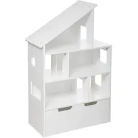 Atmosphera Créateur d'intérieur Kinderregal Maison 104 cm Holz weiß