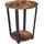VASAGLE Beistelltisch rund Spanplatte braun 50,0 x 50,0 x 57,0 cm, 1 St.