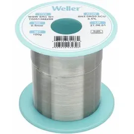 Weller WSW SAC M1 Lötzinn, bleifrei, Spule Sn3,0ag0,5cu 100g