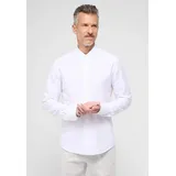 Eterna SLIM FIT Linen Shirt in weiß unifarben, weiß, 42
