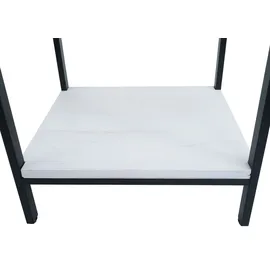 Mendler Nachtschrank HWC-N91 59 x 43 x 36 cm Weiß