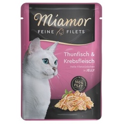 Miamor Feine Filets in Jelly Thunfisch & Krebs 48x100 g