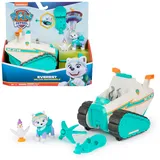 Spin Master PAW Patrol – Schneemobil mit Everest-Figur, Snowboard und Henrietta-Figur (Deluxe Fahrzeug),