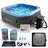 185 x 185 Grau/Blau inkl. LED-Beleuchtung