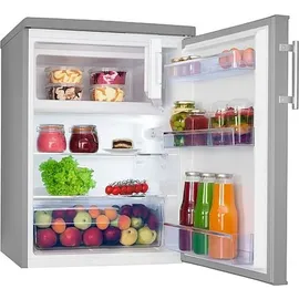 Amica KS 361 115 E Kühlschrank (135 l, 850 mm hoch, Edelstahl)